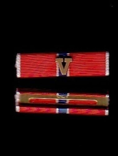 Bronze star medal ribbon - bronze,